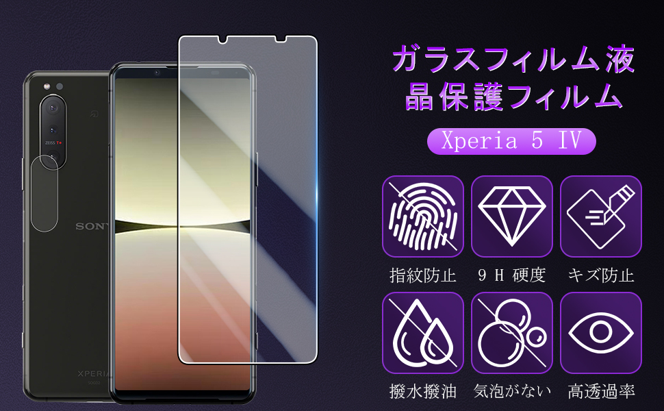 Amazon.co.jp: 【【1+1セット】Sony xperia 5 iv フイルム +