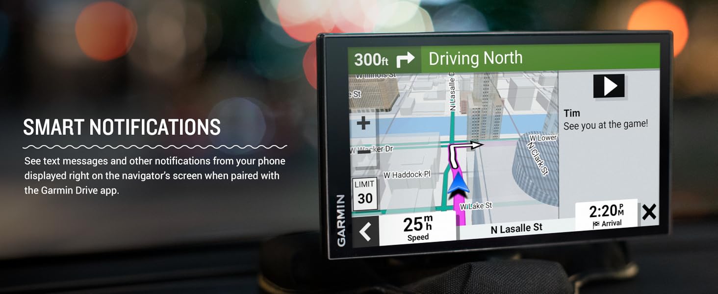 Garmin DriveSmart 76, 7inch Car GPS Navigator with Bright, Crisp High