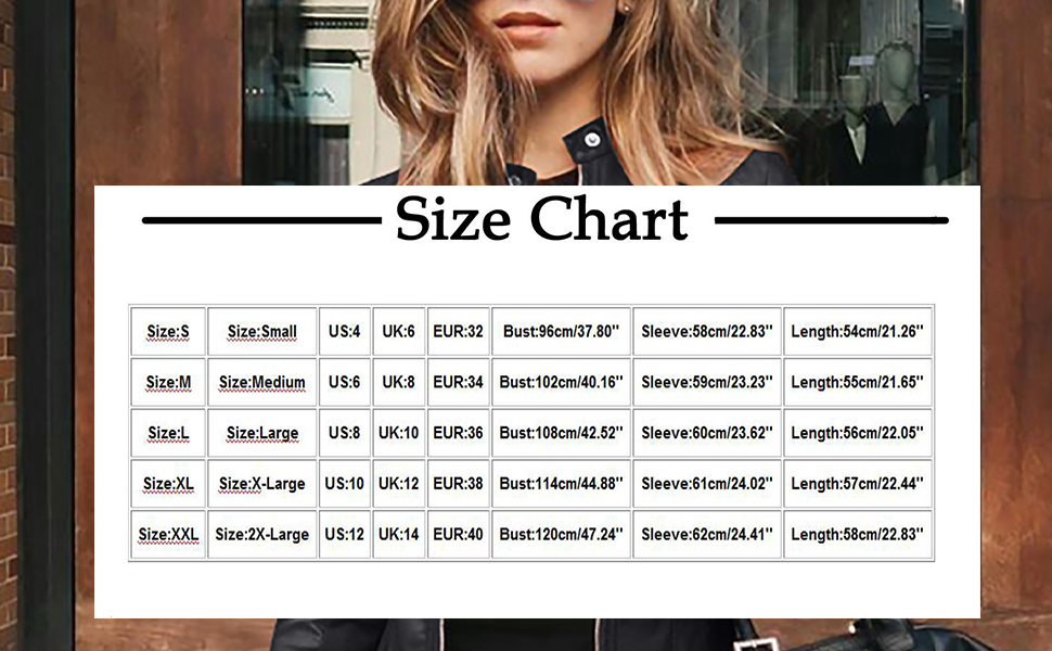 Women's Faux PU Leather Jacket