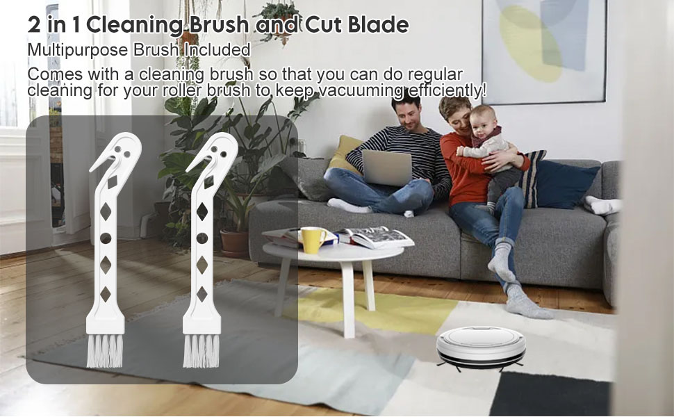 Handheld Vacuum Cleaner Brush Dust Brush Sweeping Robot Tool Fit for Xiaomi/Shark/Sweeping Robot
