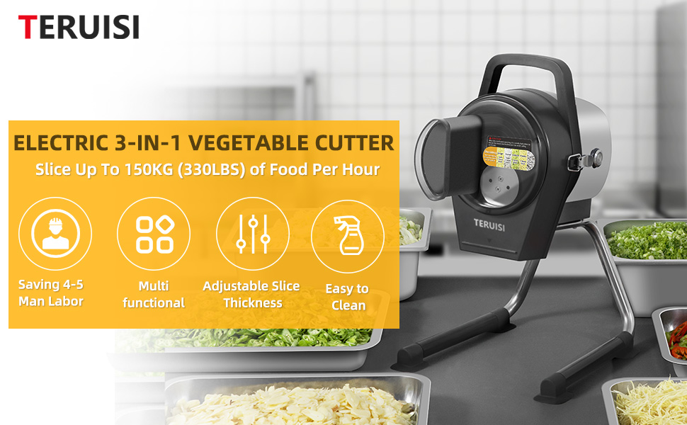 ELECTRIC 3-IN-1 VEGETABLE CUTTER