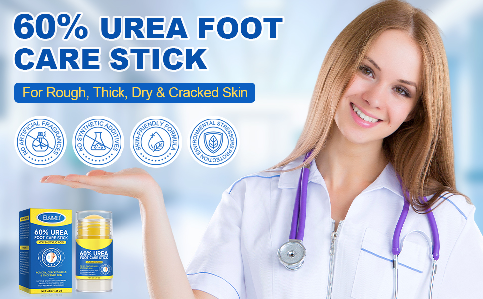 60% Urea with 2% Salicylic Acid Urea Foot Care Stick