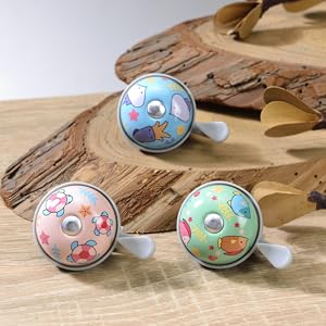 Bell♡　1207　♡ Amazon.com : N+1 Kids Bike Bell- Cute sea animals bicycle