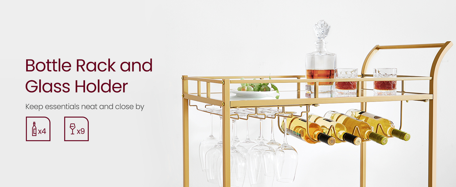 Bottle Rack and Glass Holder