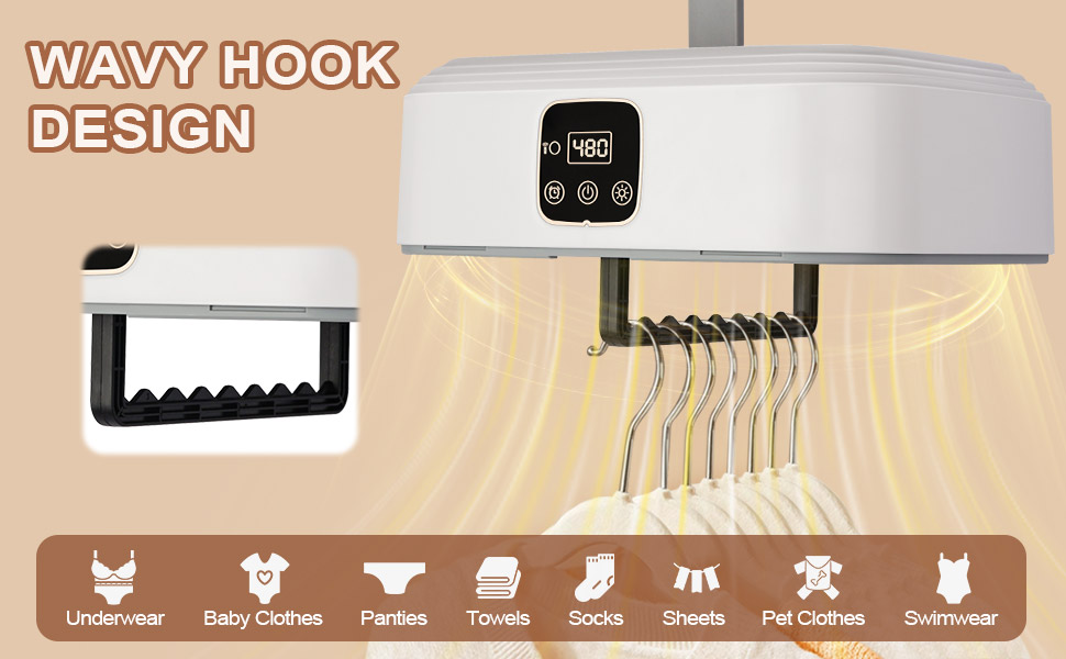 Portable Clothes Dryer Small, Mini Laundry Dryers, Electric