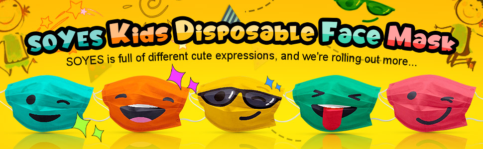 kids disposable face mask