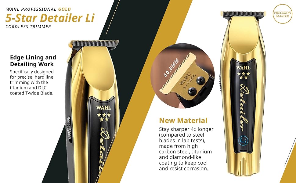 Amazon.co.jp: Wahl 5 Star Gold Cordless Detailer Li
