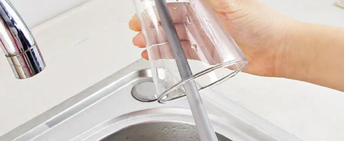 VOOY Silicone Bottle Cleaner Brush for Washing Water Bottle