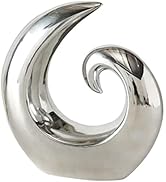WHW Whole House Worlds The Crosby Street Contemporary Asymmetrical Wave Sculpture, Modern Art, Si...