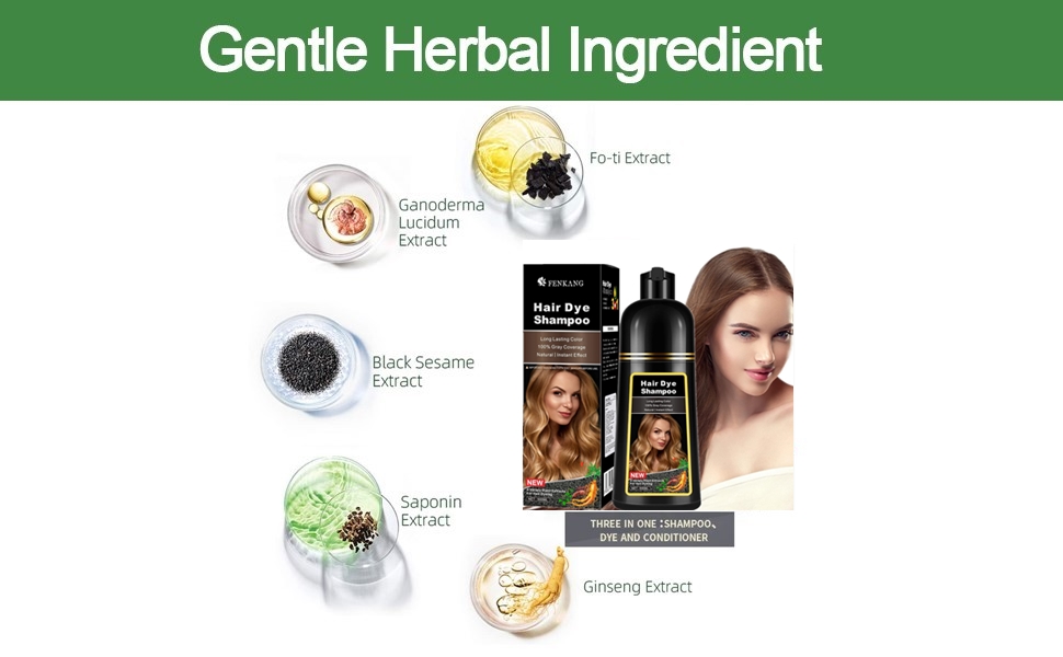 Black Hair Dye Shampoo