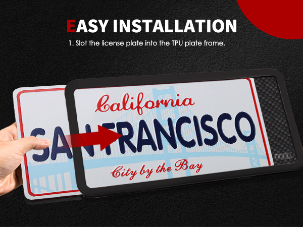 aujen license plate frame