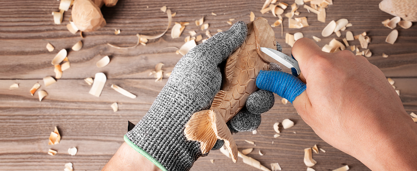 BeaverCraft Chip Wood Carving Knife C6 1&#34; for Beginners and Kids Small Knife for Detail