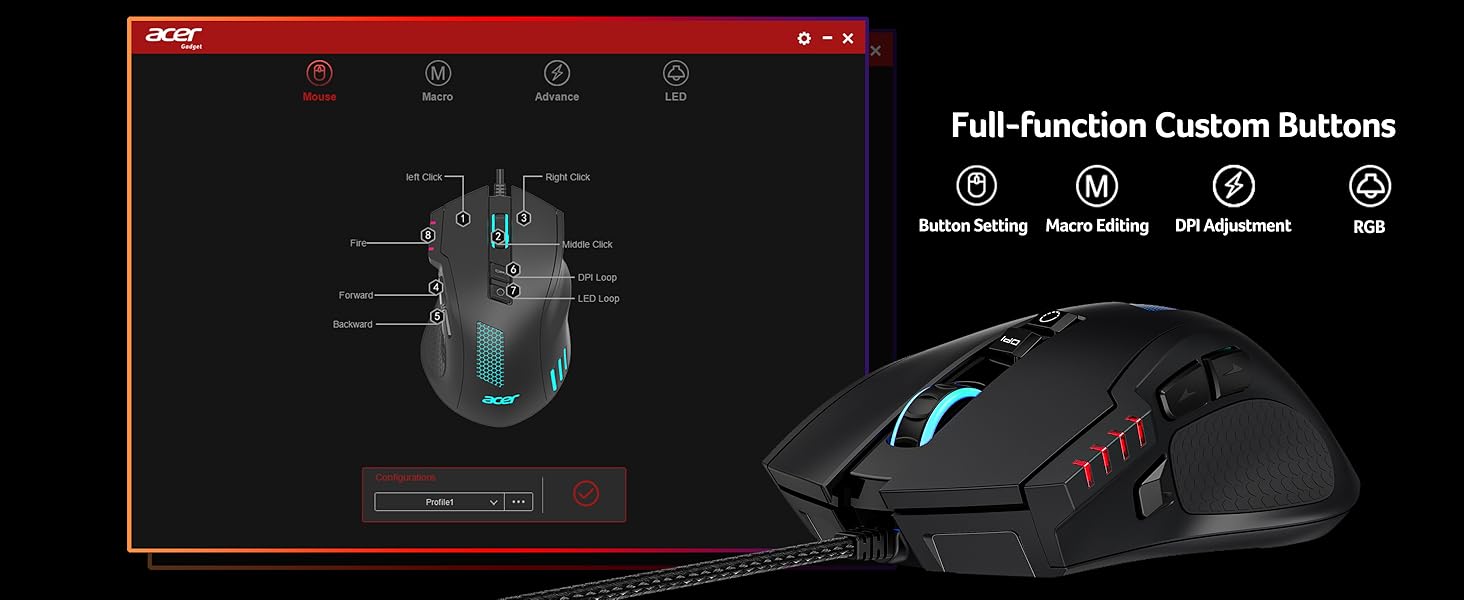 Full-function Custom Buttons