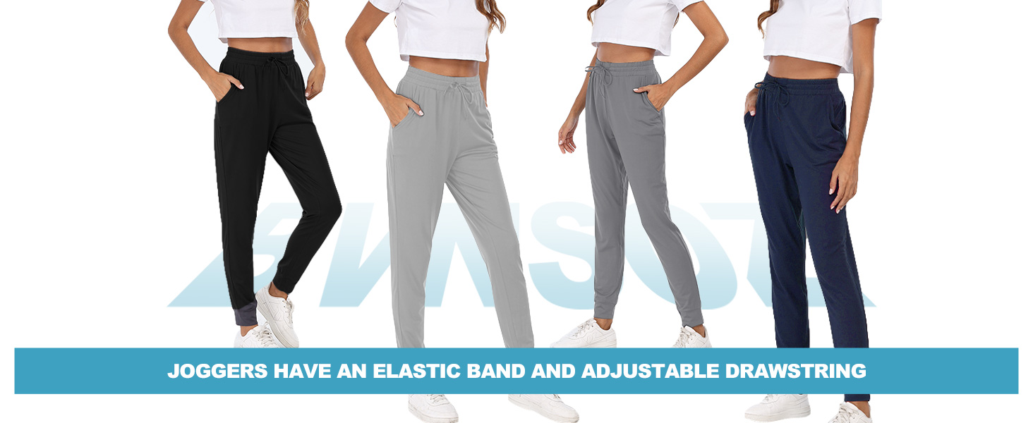 women joggers with pockets