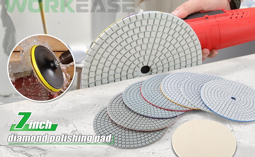 diamond polishing pad