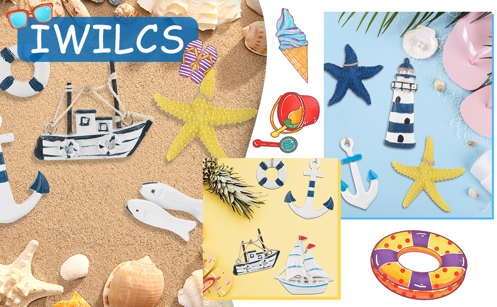 Ornements de Mur Côtiers de Plage