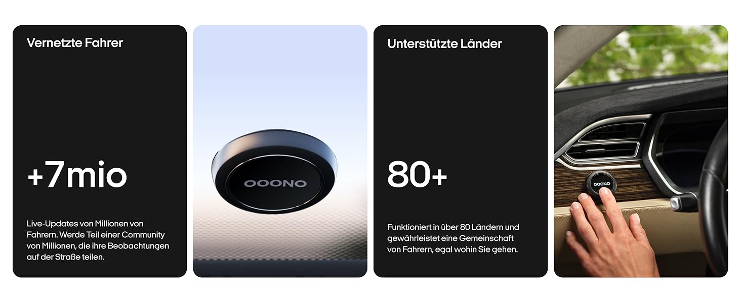 OOONO CO-Driver NO1: Warnt vor Blitzern und Gefahren im Straßenverkehr ...