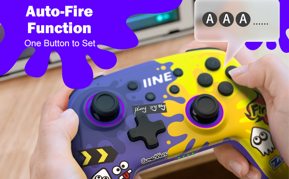 IINE Wireless Game Controller Amiibo for Nintendo Switch