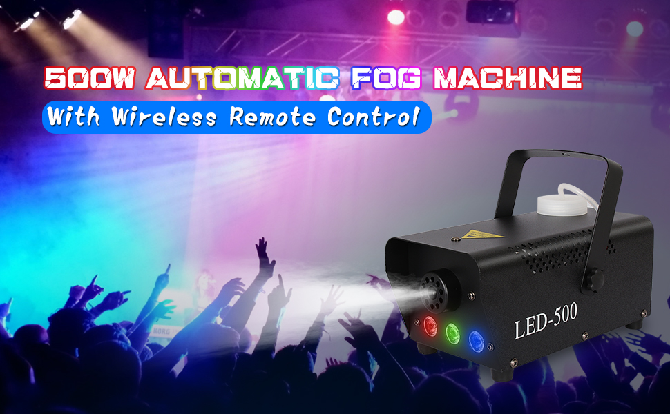Fog Machine,Smoke Machine,500Watt upstartech Portable