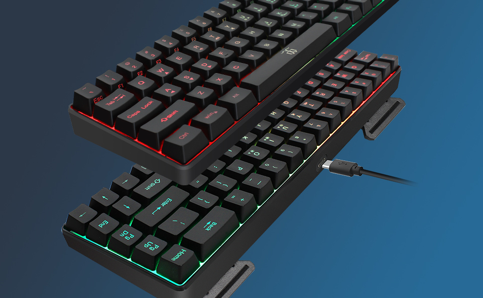 Wired 65 gaming keyboard