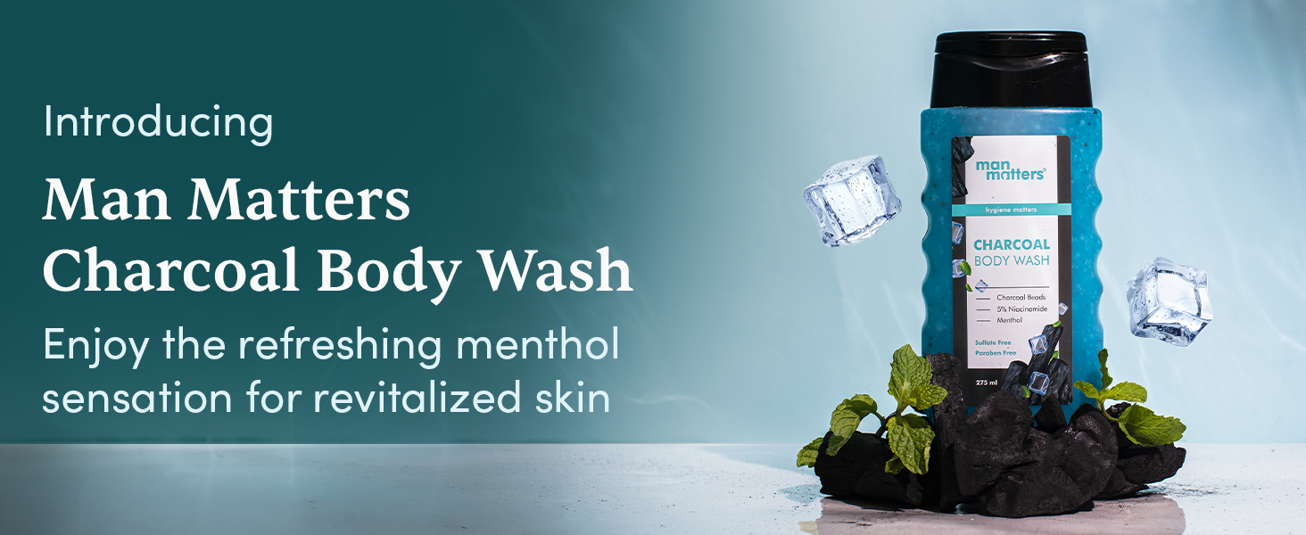 man matters charcoal body wash for men