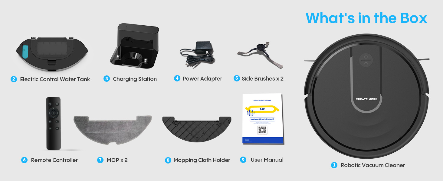 Robot Vacuum and Mop