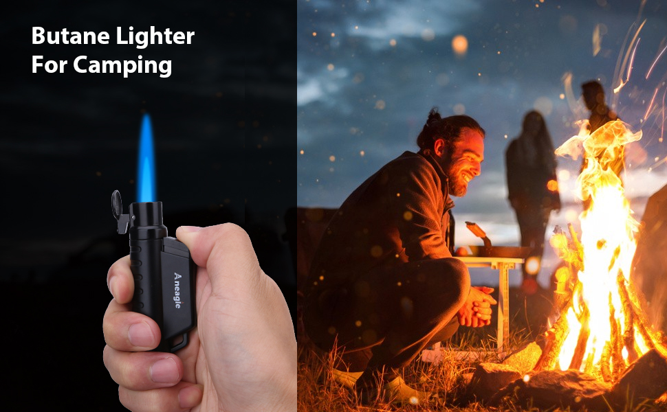 Aneagle Lighters Torch Lighters 2 Pack Adjustable Jet Flame