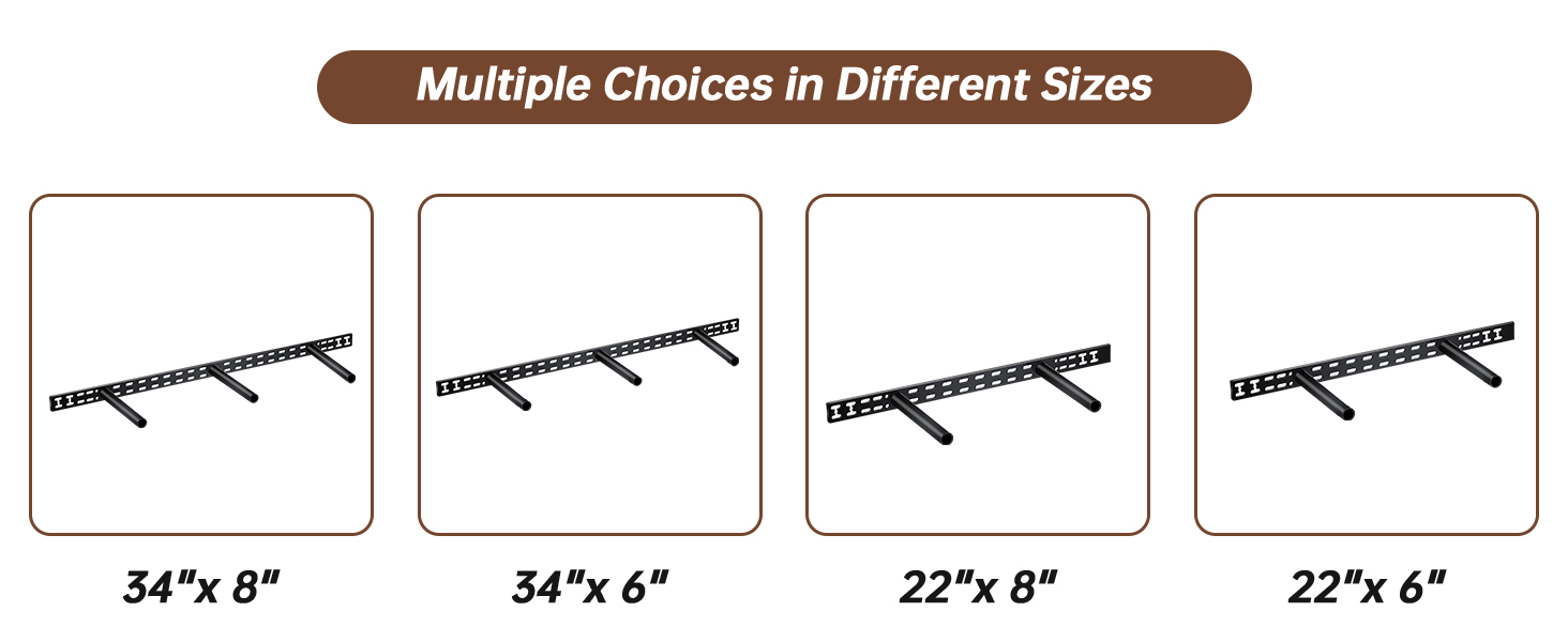 𝙐𝙥𝙜𝙧𝙖𝙙𝙚 34 in Floating Shelf Hardware 34" x 6" Wall