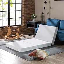 大変美品！ ZINUS 低反発三つ折りマットレス 送料込み Amazon.co.jp: ZINUS 三つ折り 低反発 マットレス シングル 厚さ