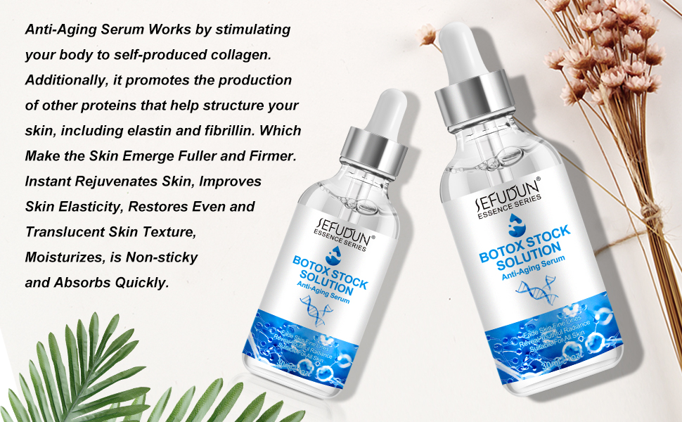 Botox Stock Solution, AntiAgingSerum, Botox Gesichtsserum, KollagenSerum für Gesicht, Botox