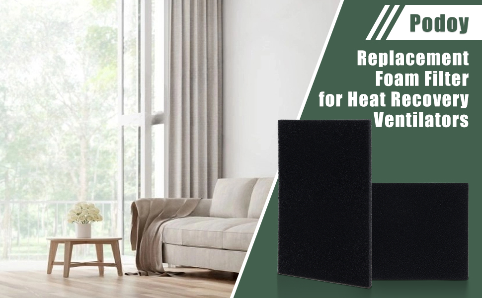 Podoy Part 16032 Replacement Foam Filter Compatible with 𝐕𝐞𝐧𝐦𝐚𝐫 Model