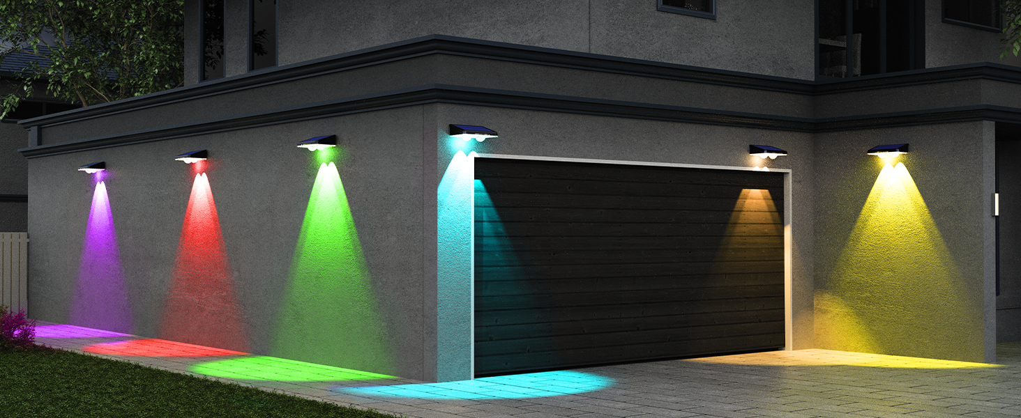 solar fence lights outdoor