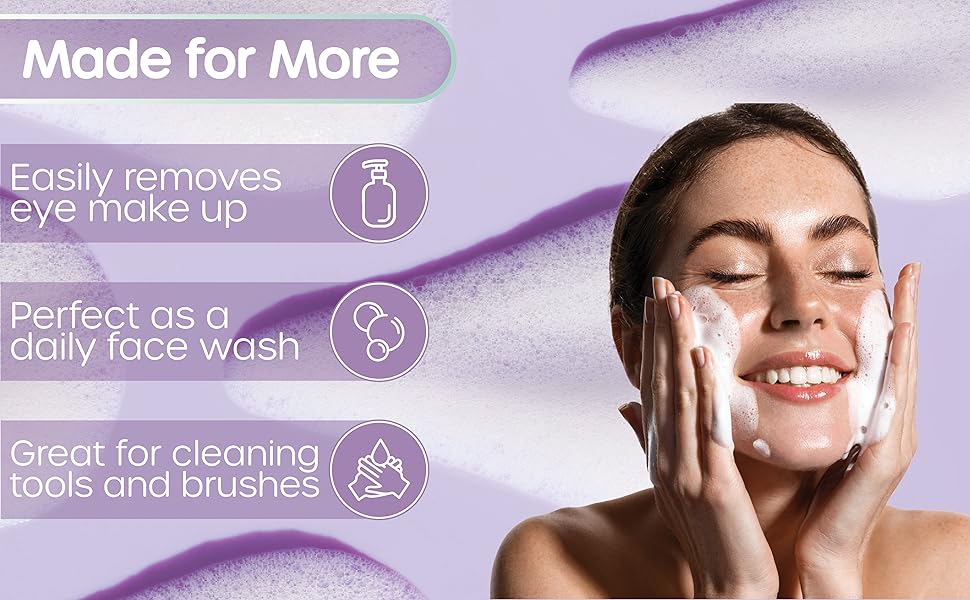 Eyelash Extension Shampoo & Brush Large 100ml Bottle