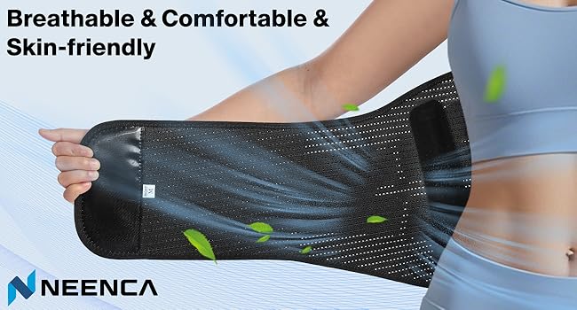 NEENCA Back Brace for Lower Back Pain Relief with Bionic Support System, Lumbar Support Belt for Women&Men with Lumbar Pad, Breathable 3D Knit Fabric for Herniated Disc, Sciatica, Scoliosis... -Black 23
