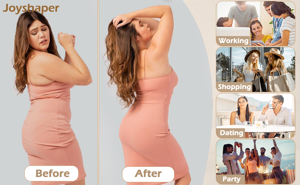Seamless Shaping Boyshorts Panties for Women Tummy Control Shapewear Under Dress