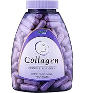 Sanar Naturals Collagen Pills with Vitamin C, E - Supports Hair, Nail, Skin, Joint & Bone Health ...