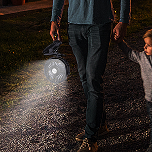 camping fan with light