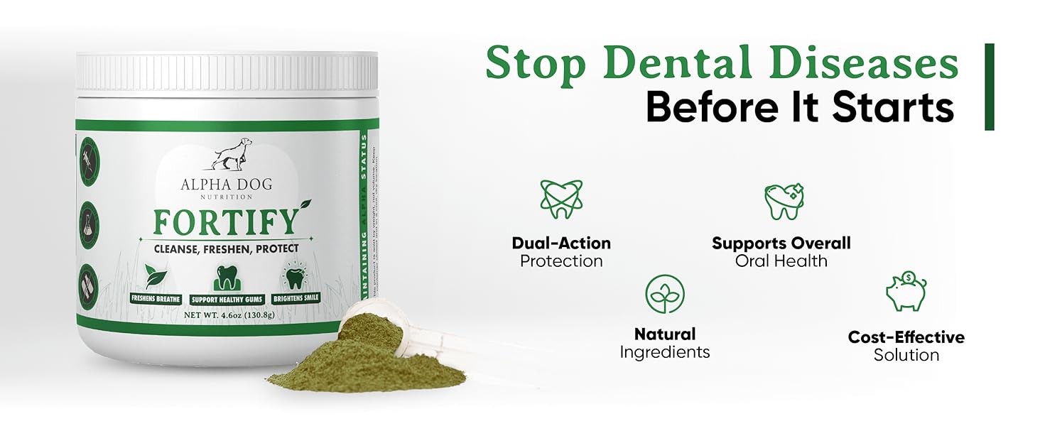 Alpha Dog Nutrition Fortify Dental Powder