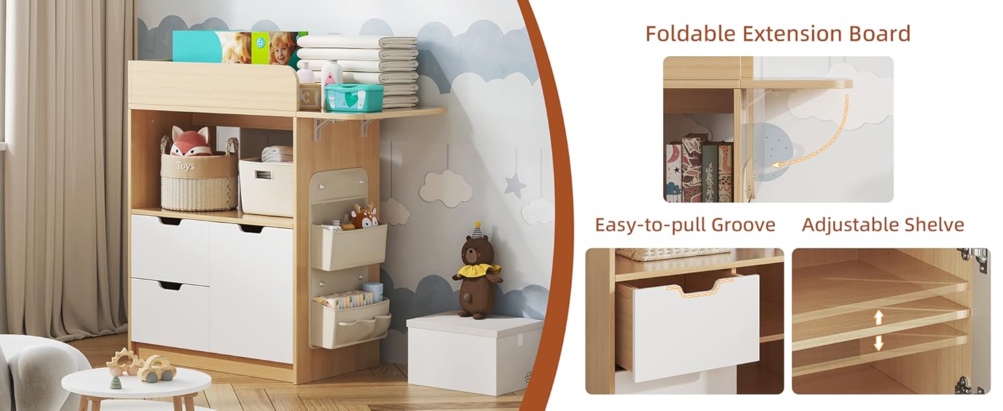 baby changing table dresser