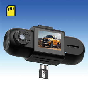 car video camera dash cam front and rear