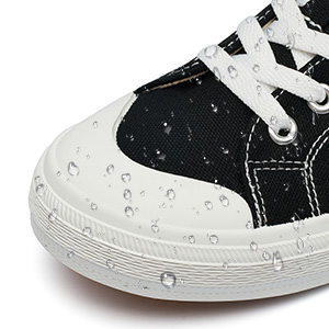 High density and water-resistant canvas upper 