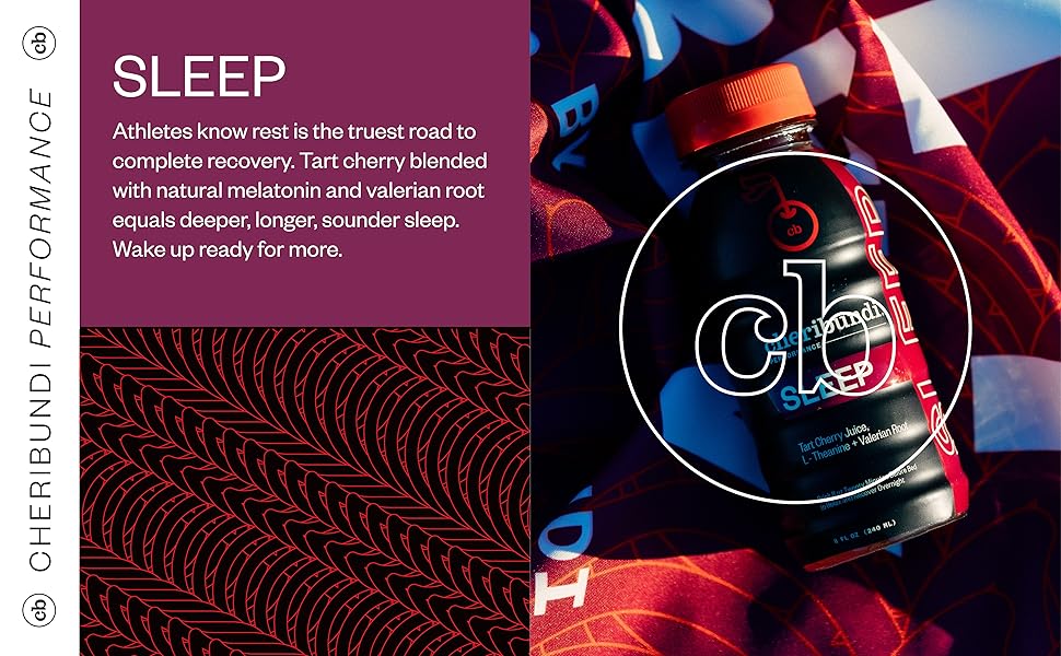 recovery, tart cherry, melatonin, valerian root, sleep, and waking up