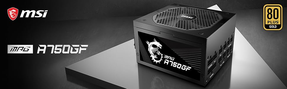 Amazon.co.jp: MSI MPG A750GF PC電源ユニット 750W 80PLUS Gold
