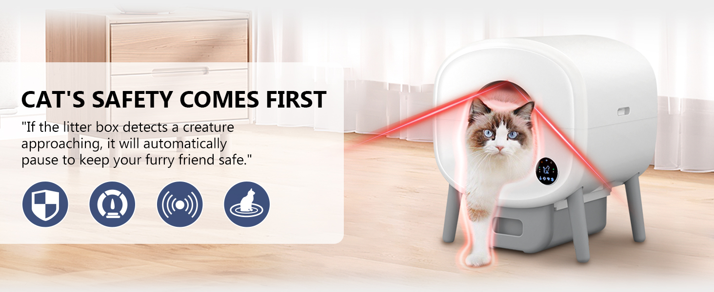 self cleaning cat litter box