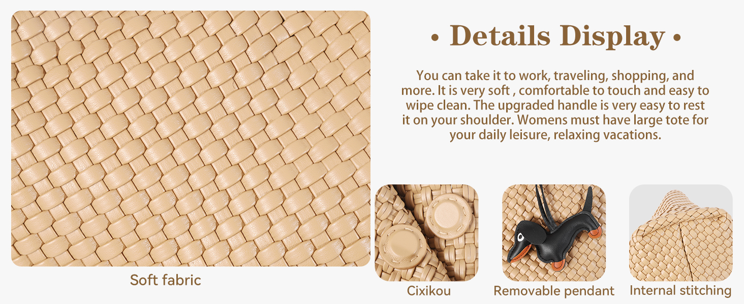 woven leather handbags