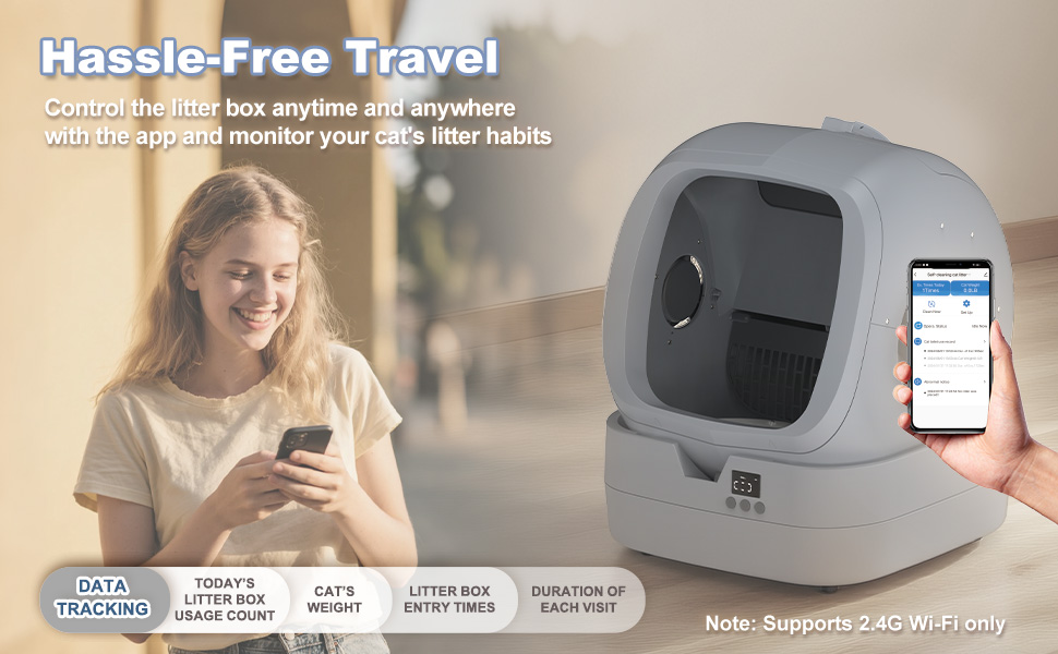 Automatic cat litter box