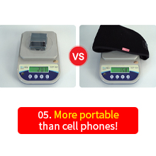 more portable than cell phones
