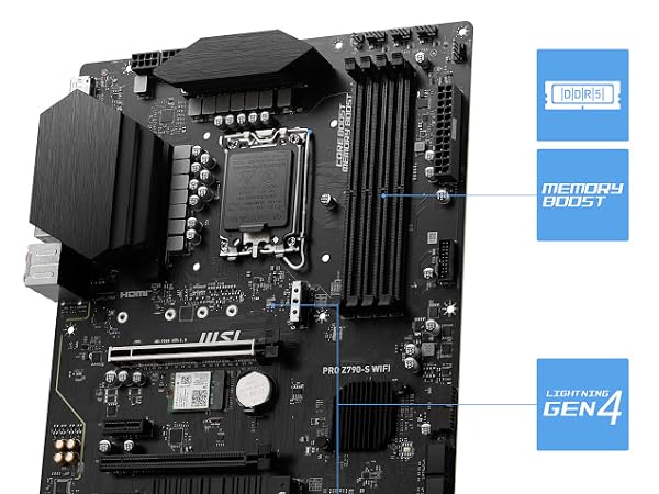Amazon.com: MSI PRO Z790-S WiFi ProSeries Motherboard