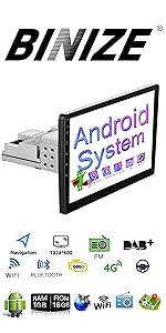 10.1 inch single din