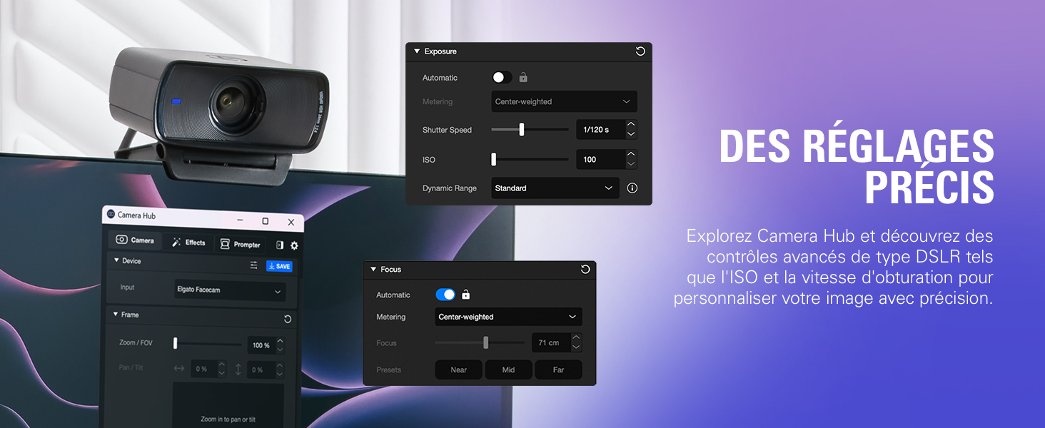 Elgato Facecam MK.2 - Full HD 1080p60, Streaming à Très Faible Latence 3 013ac760 3e86 4b7f ba74 040f15086570. CR0,0,1464,600 PT0 SX1464 V1